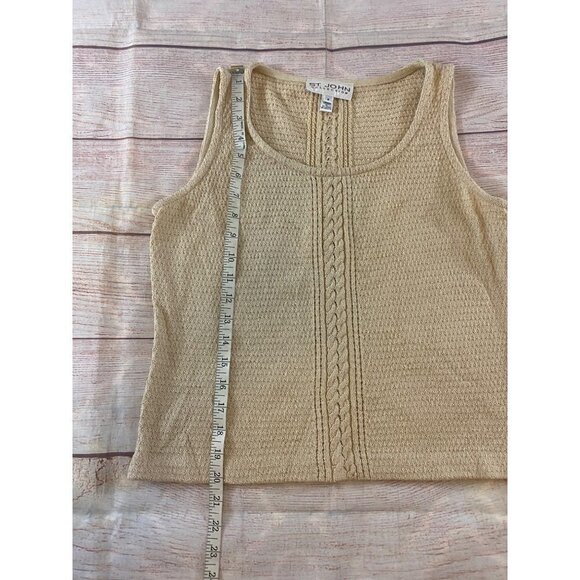 St John Collection Women's Beige Wool Blend Tank - Small - Picture 4 of 10